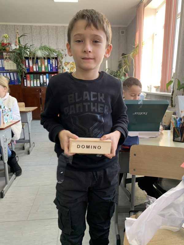 Shoebox Appeal - Boy with Dominoes