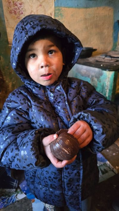 Boy with Terrys Orange from Shoebox